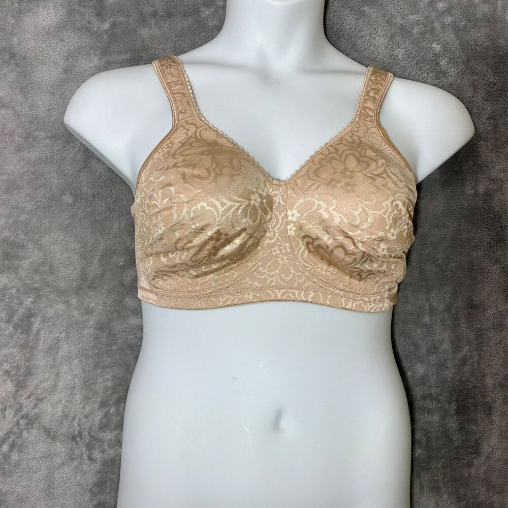 Playtex 18 Hour® Ultimate Lift & Support Bra 38DD Wireless no padding 4745 Beige
